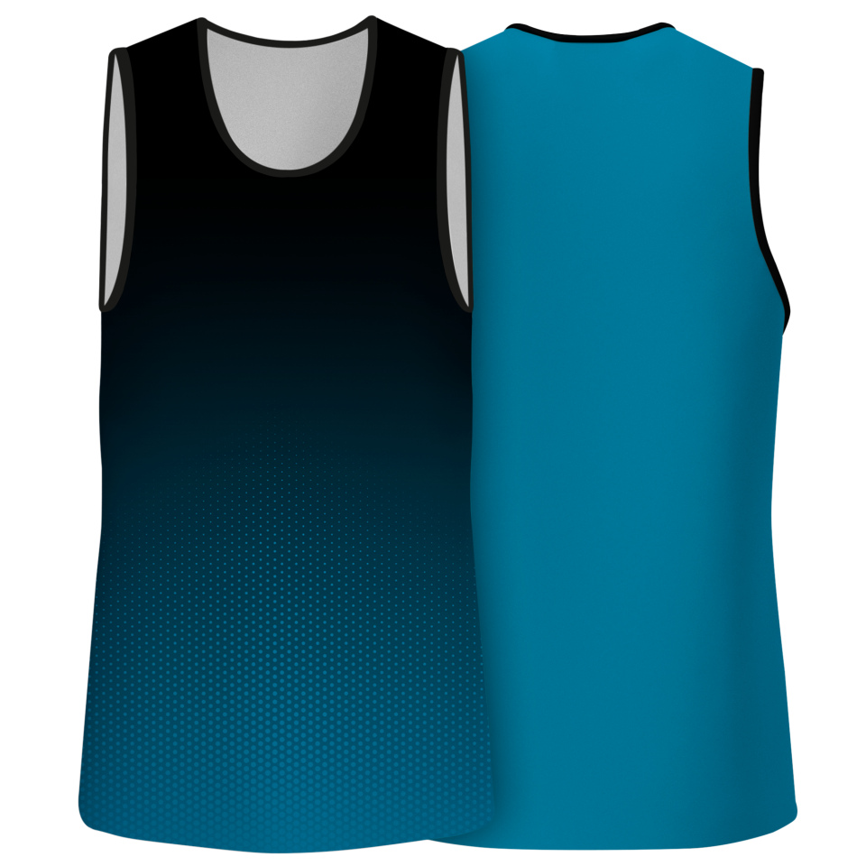 Camiseta voley sin mangas sublimada modelo degradado