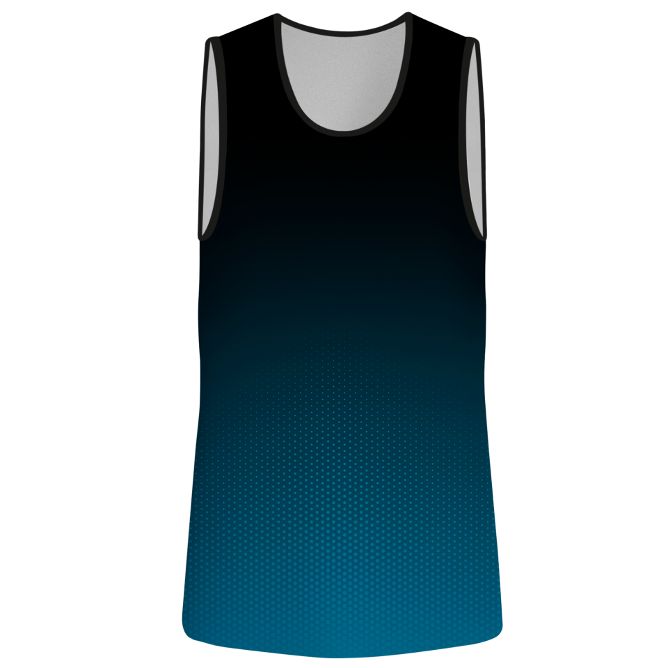 Camiseta voley sin mangas sublimada modelo degradado