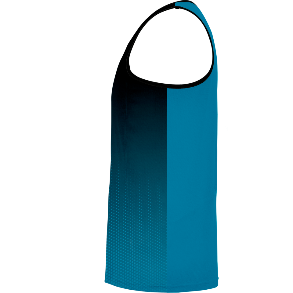 Camiseta voley sin mangas sublimada modelo degradado