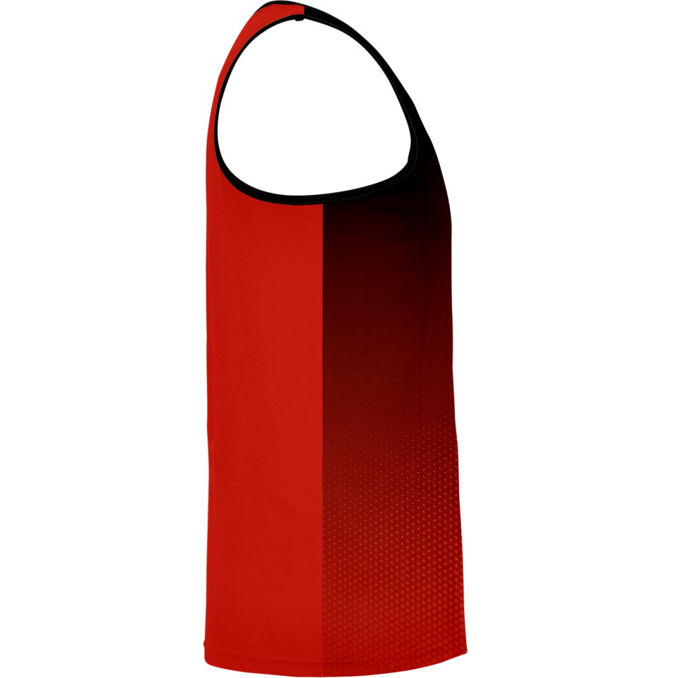 Camiseta voley sin mangas sublimada modelo degradado