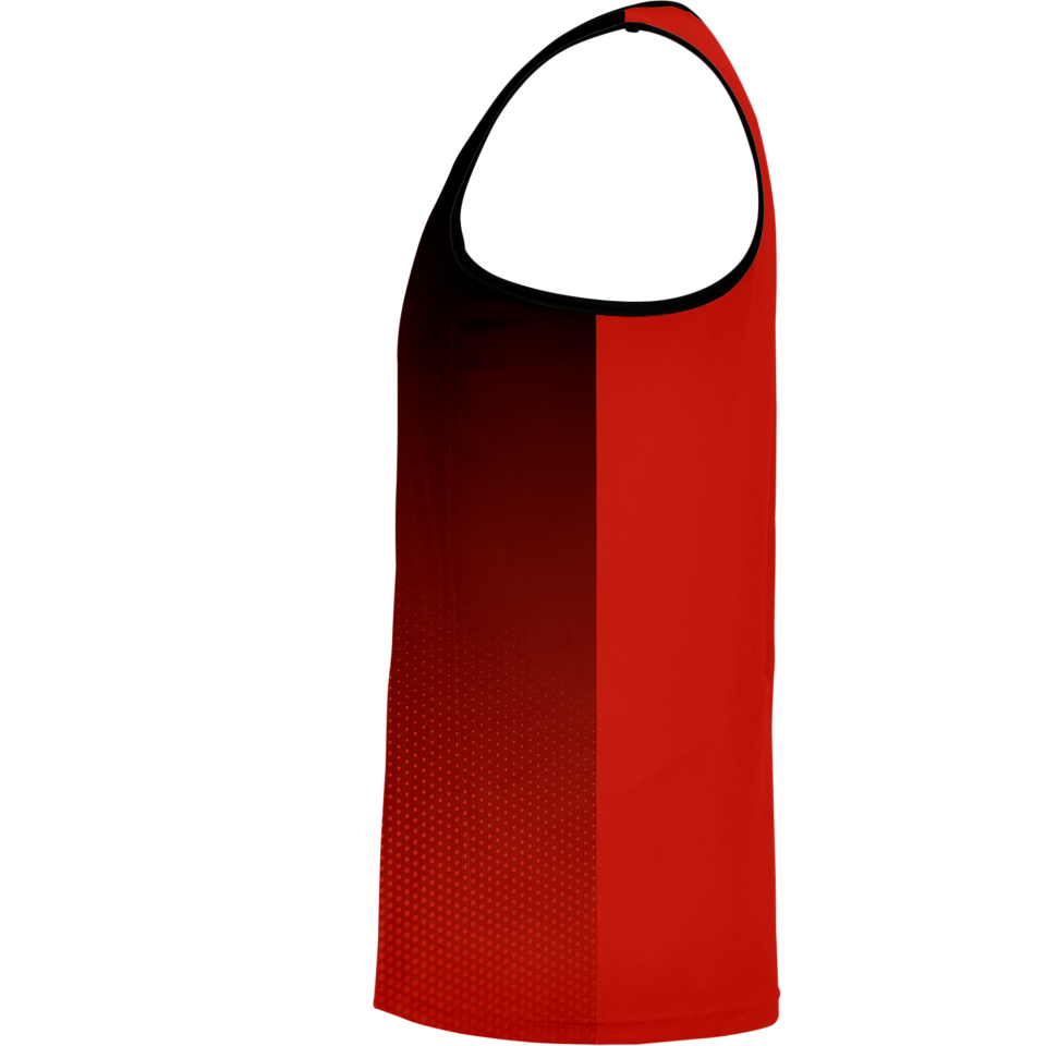 Camiseta voley sin mangas sublimada modelo degradado