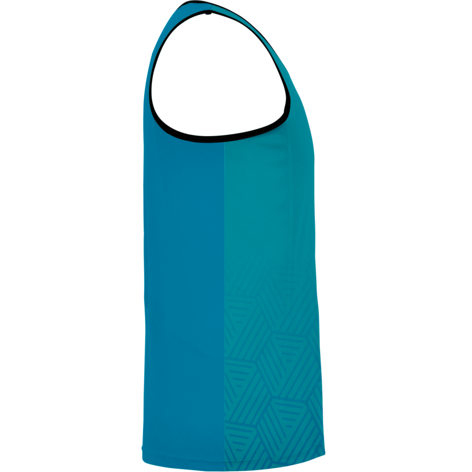 Camiseta voley sin mangas sublimada modelo hexágono