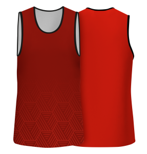 Camiseta voley sin mangas sublimada modelo hexágono