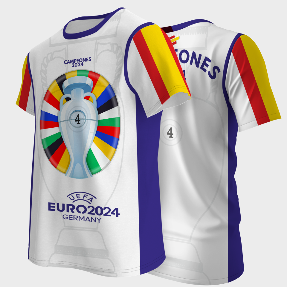 Camiseta Campeones en Alemania UEFA Eurocopa 2024