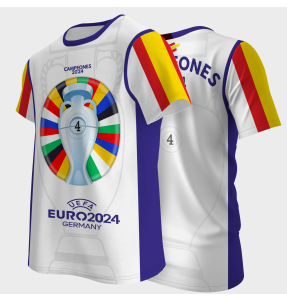Camiseta Campeones en Alemania UEFA Eurocopa 2024