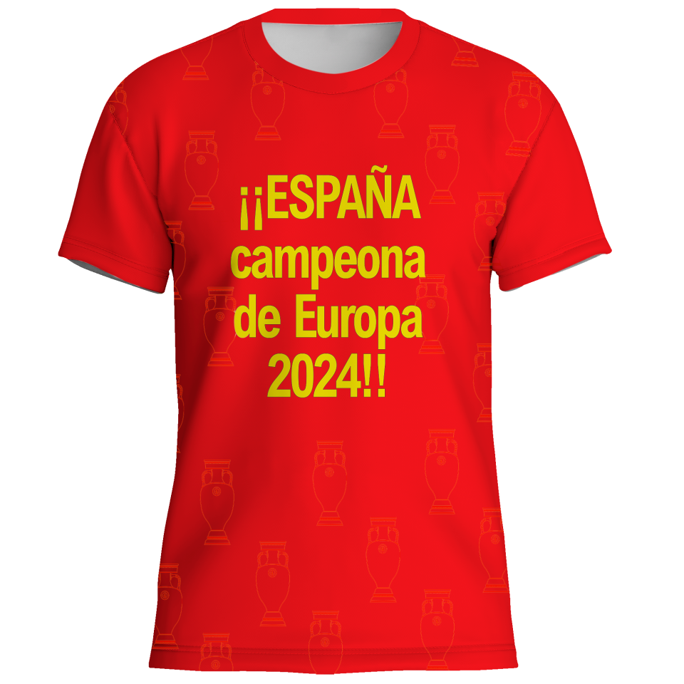 Camiseta España Campeona 4 Eurocopas 2024