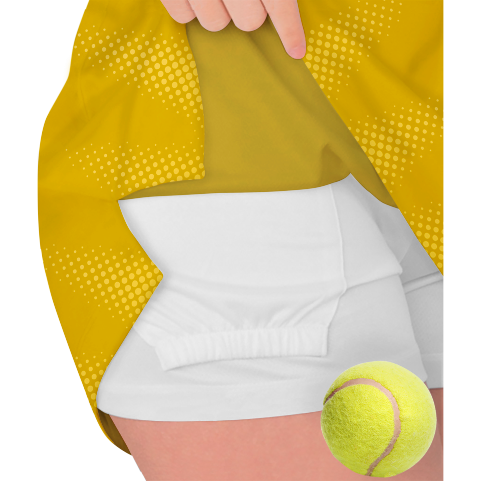 Falda pantalón pádel sublimada modelo puntos