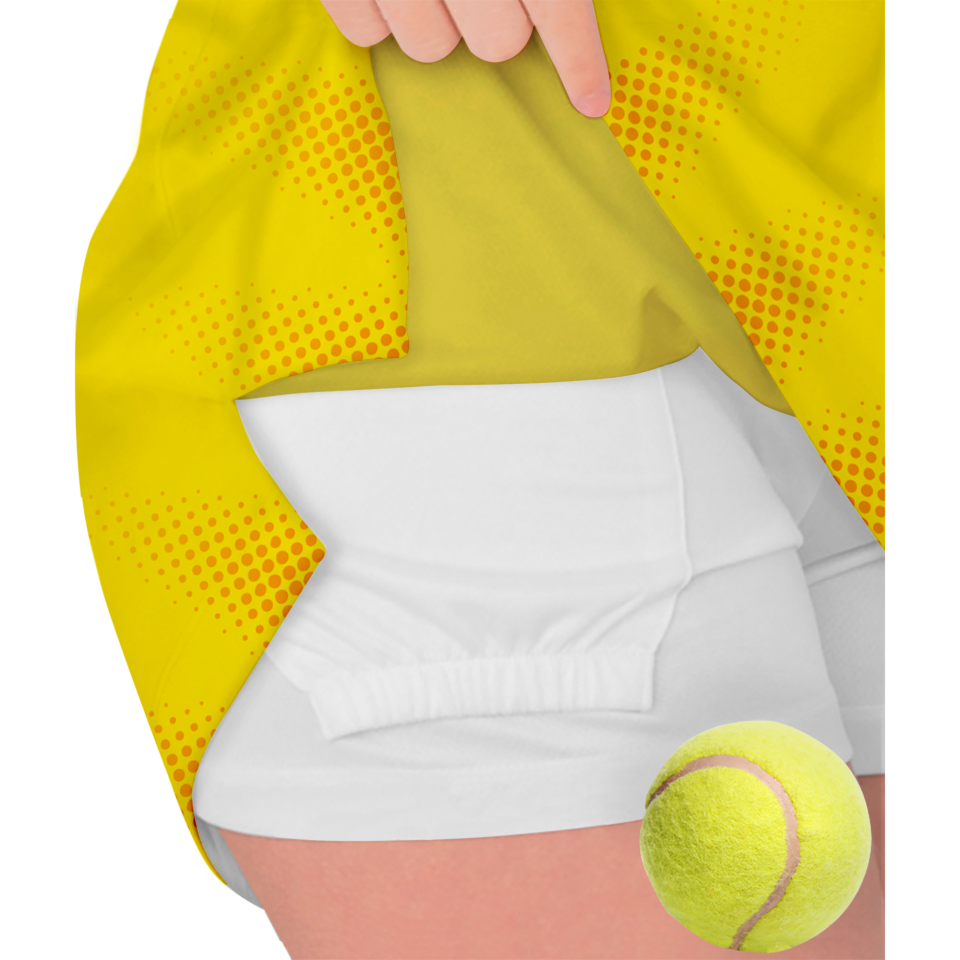 Falda pantalón pádel sublimada modelo puntos