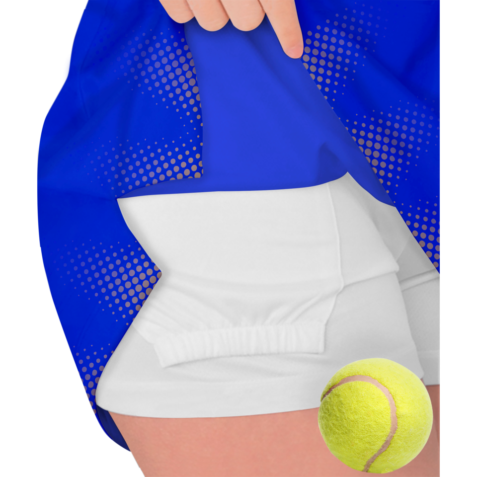 Falda pantalón pádel sublimada modelo puntos