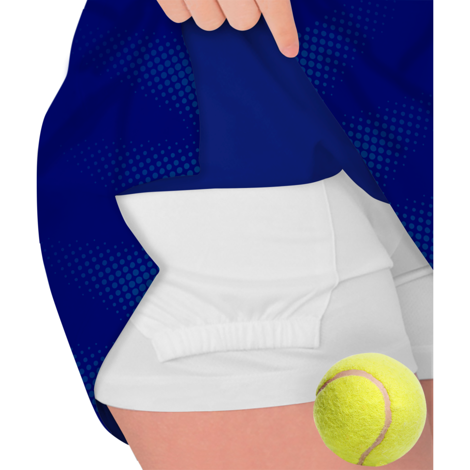 Falda pantalón pádel sublimada modelo puntos