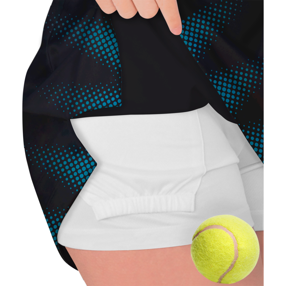 Falda pantalón pádel sublimada modelo puntos