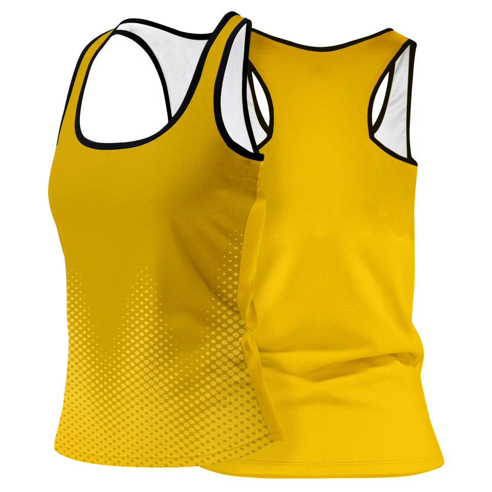 Camiseta pádel mujer tirantes sublimada modelo puntos