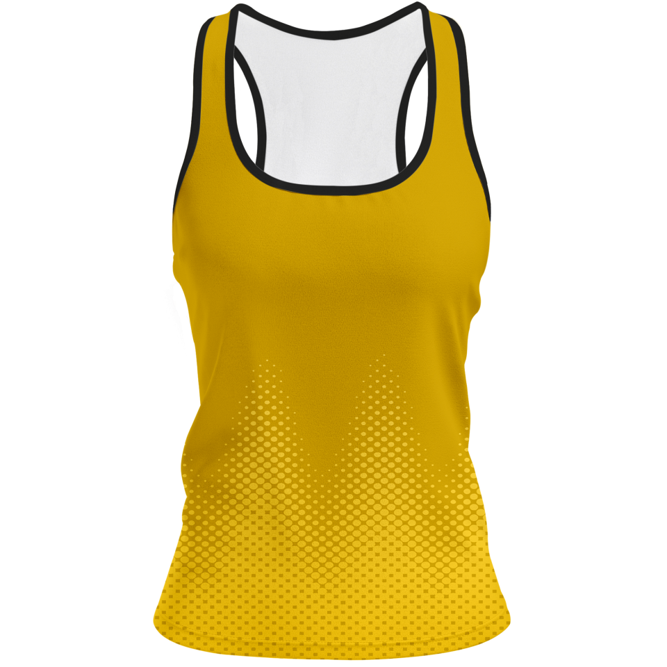 Camiseta pádel mujer tirantes sublimada modelo puntos