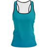 Camiseta pádel mujer tirantes sublimada modelo puntos
