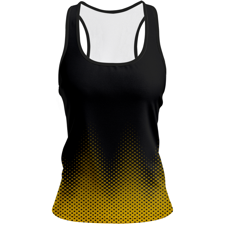 Camiseta pádel mujer tirantes sublimada modelo puntos