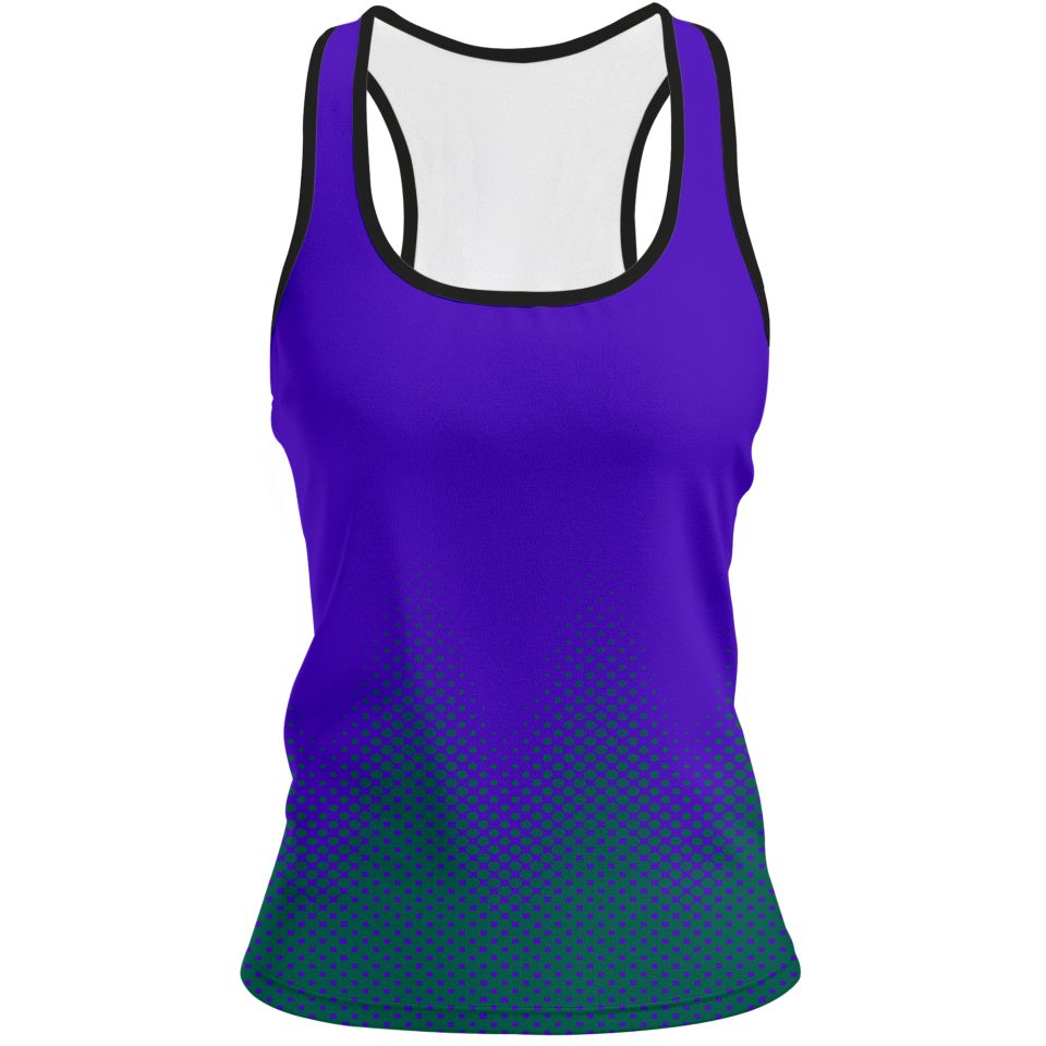 Camiseta pádel mujer tirantes sublimada modelo puntos