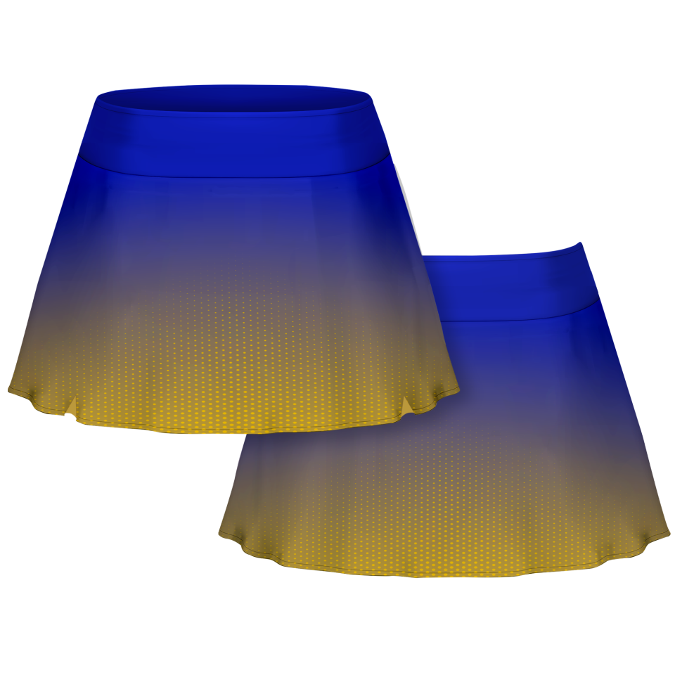 Falda pantalón pádel sublimada modelo degradado