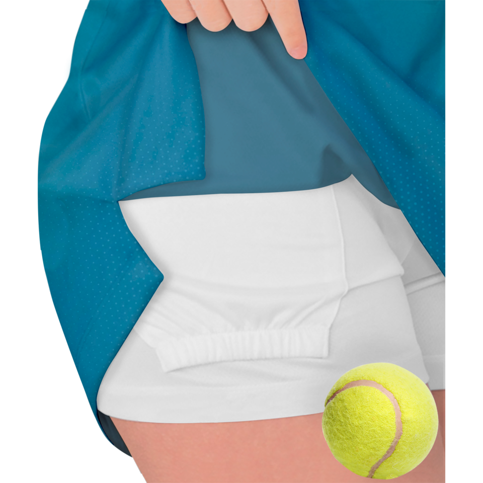 Falda pantalón pádel sublimada modelo degradado