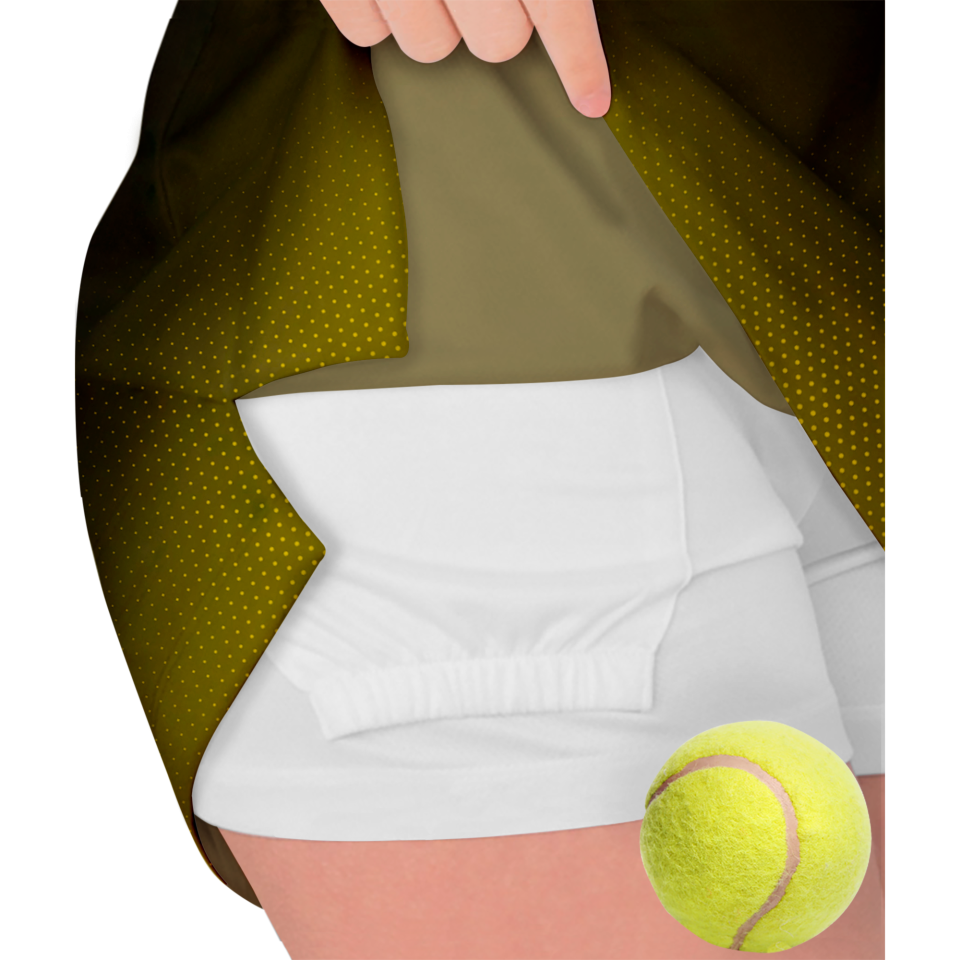 Falda pantalón pádel sublimada modelo degradado