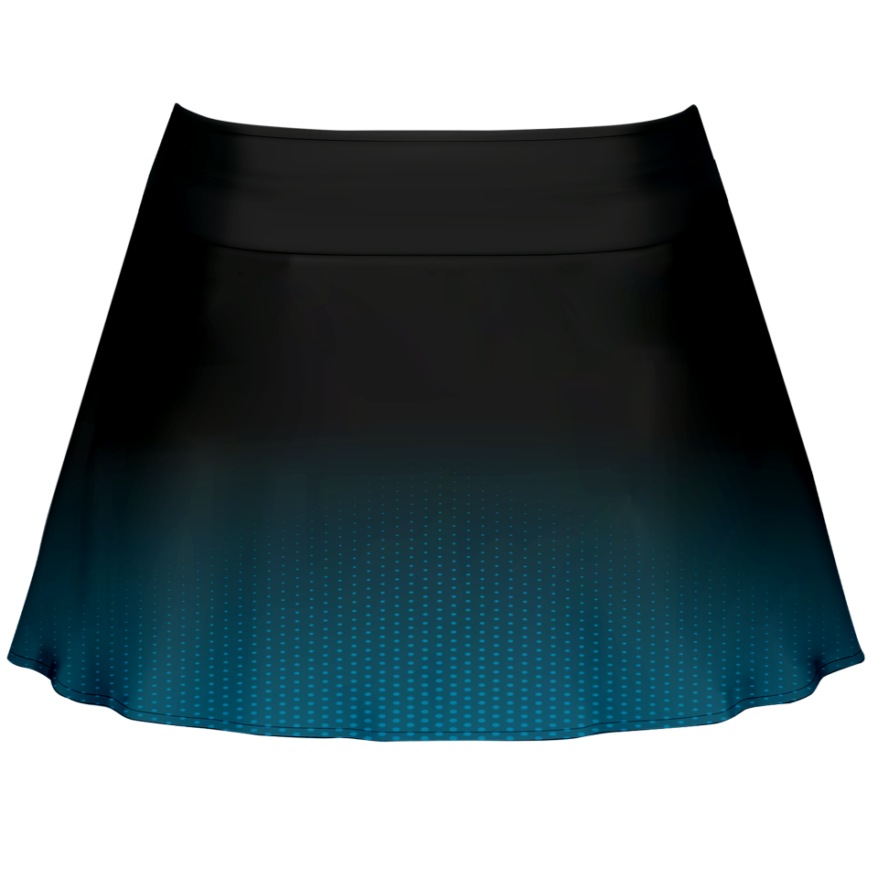 Falda pantalón pádel sublimada modelo degradado