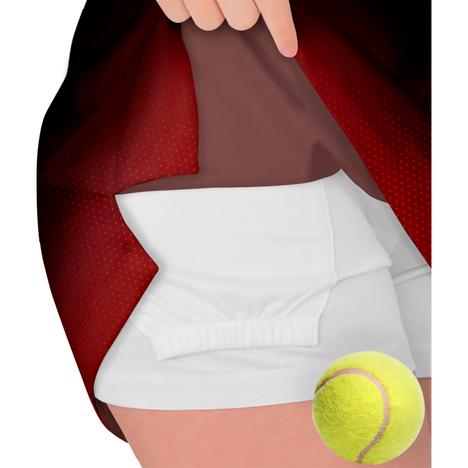 Falda pantalón pádel sublimada modelo degradado