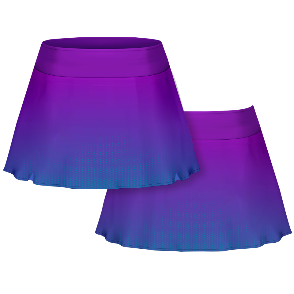 Falda pantalón pádel sublimada modelo degradado