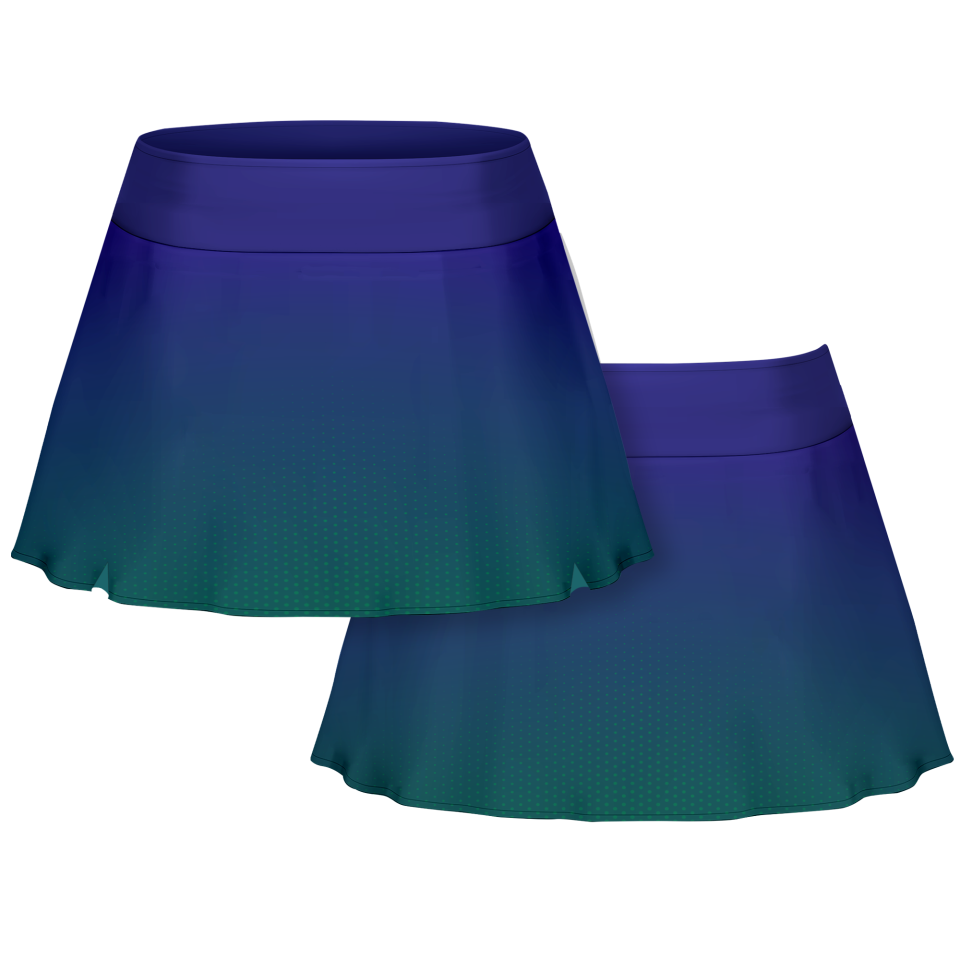 Falda pantalón pádel sublimada modelo degradado