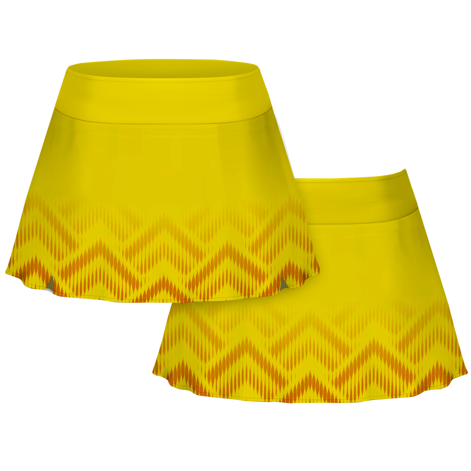 Falda pantalón pádel sublimada modelo geométrico