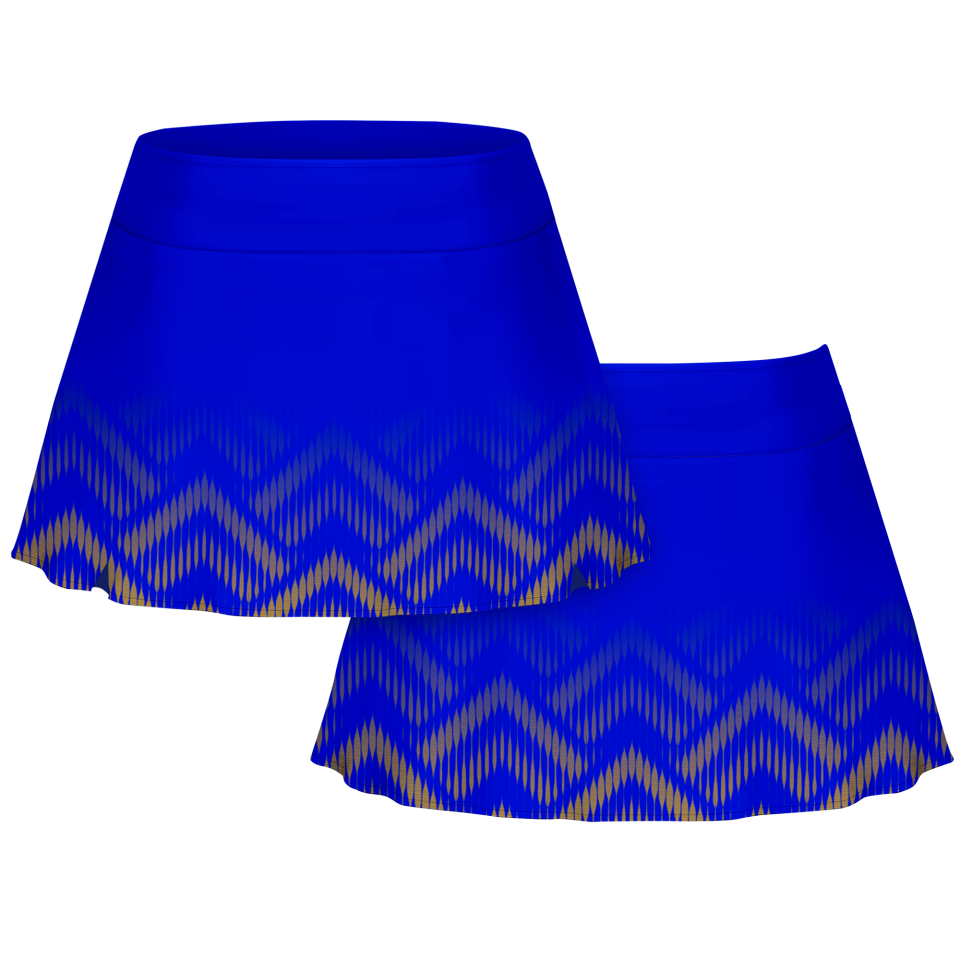 Falda pantalón pádel sublimada modelo geométrico