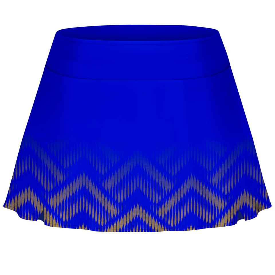 Falda pantalón pádel sublimada modelo geométrico