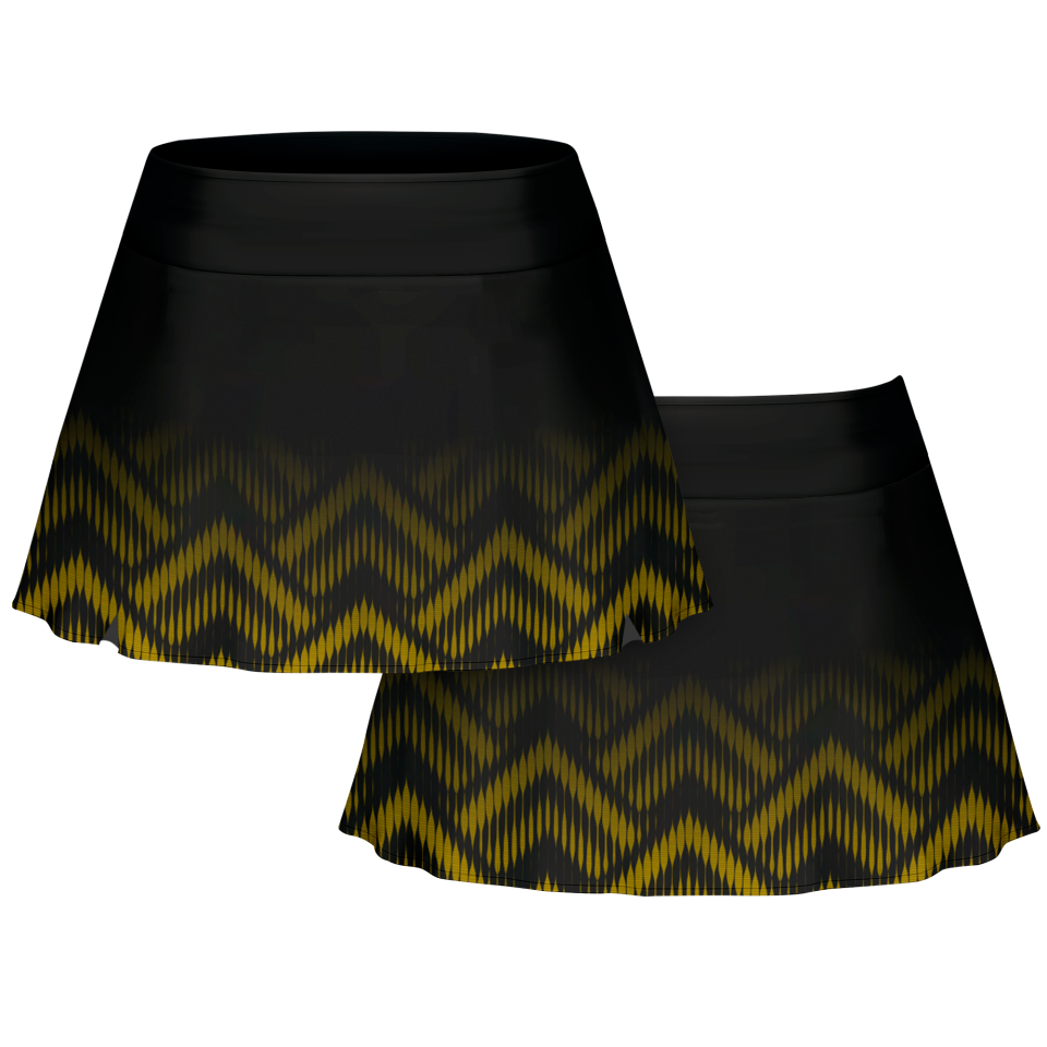 Falda pantalón pádel sublimada modelo geométrico