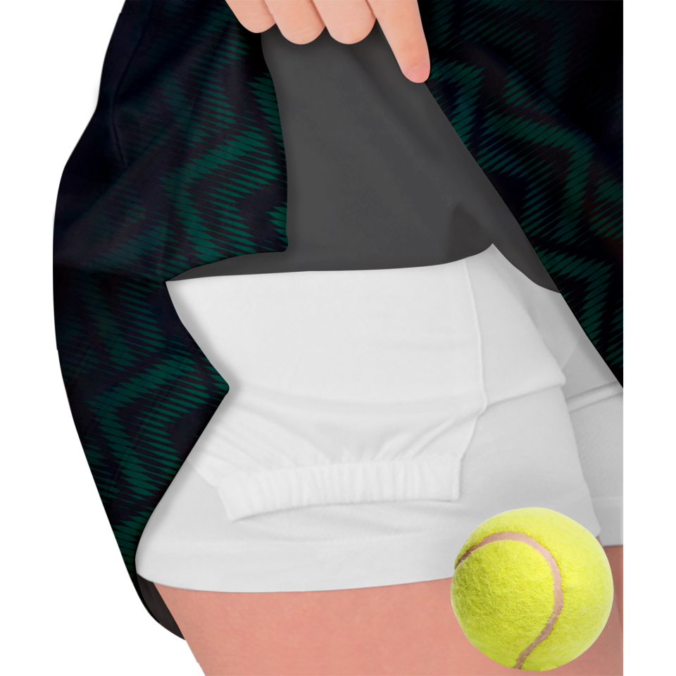 Falda pantalón pádel sublimada modelo geométrico