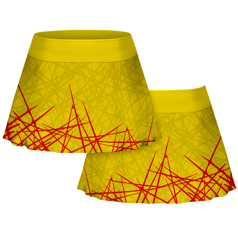 Falda pantalón pádel sublimada modelo líneas