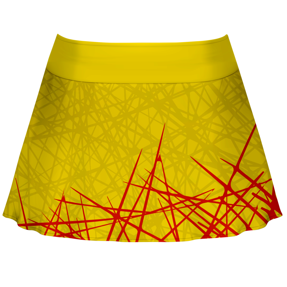 Falda pantalón pádel sublimada modelo líneas