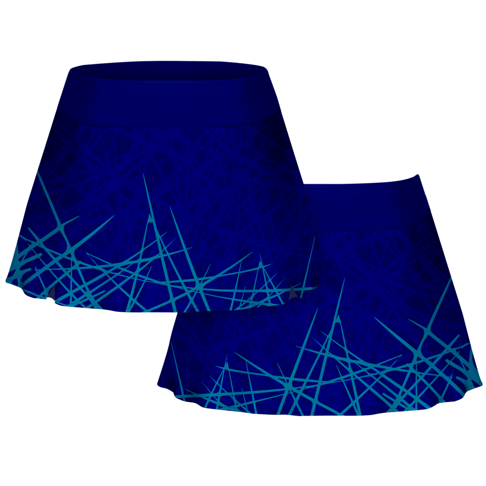 Falda pantalón pádel sublimada modelo líneas