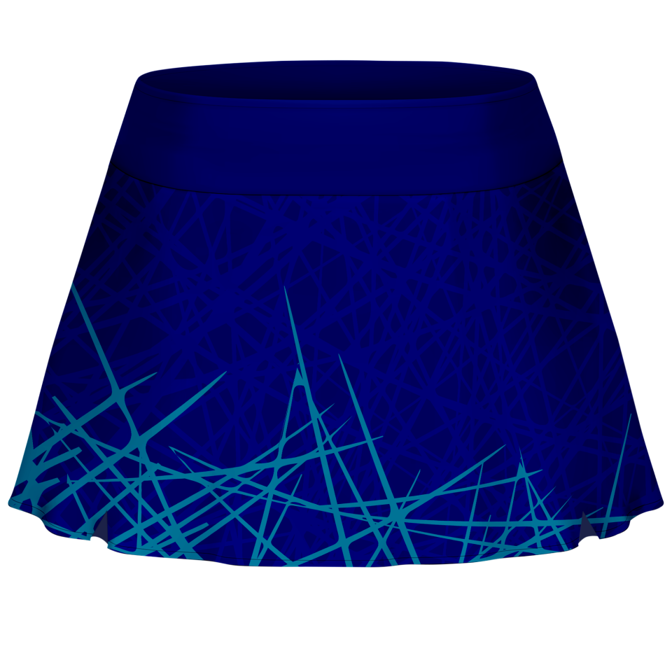 Falda pantalón pádel sublimada modelo líneas