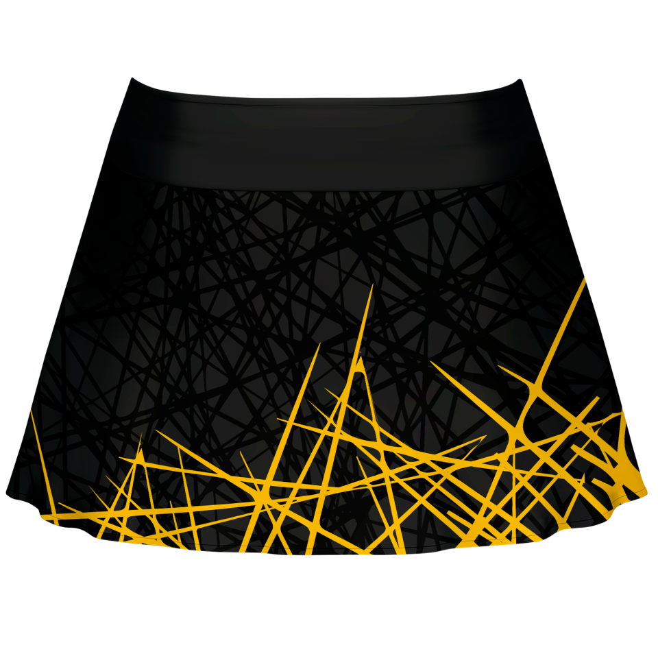 Falda pantalón pádel sublimada modelo líneas
