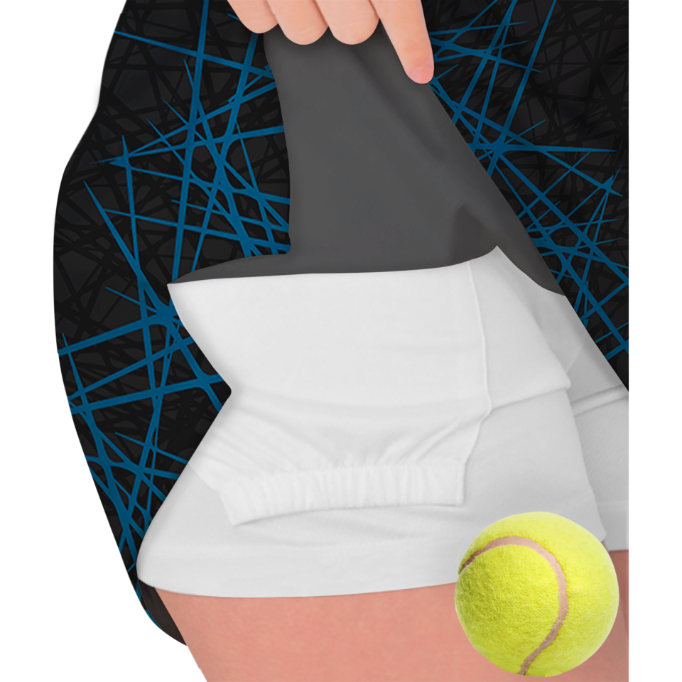 Falda pantalón pádel sublimada modelo líneas