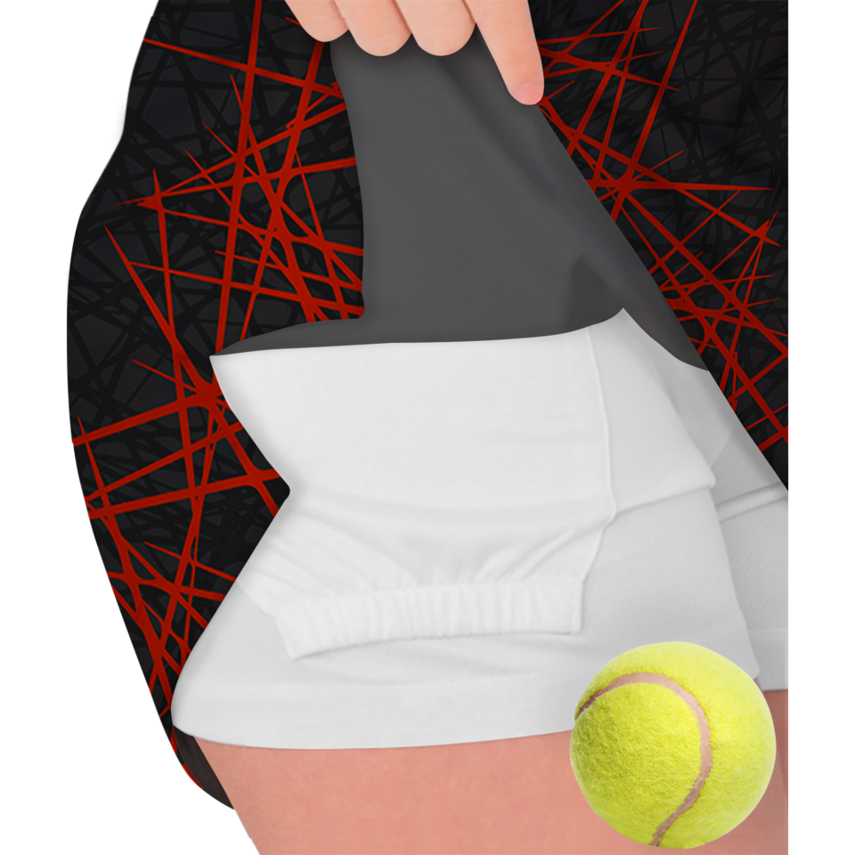 Falda pantalón pádel sublimada modelo líneas