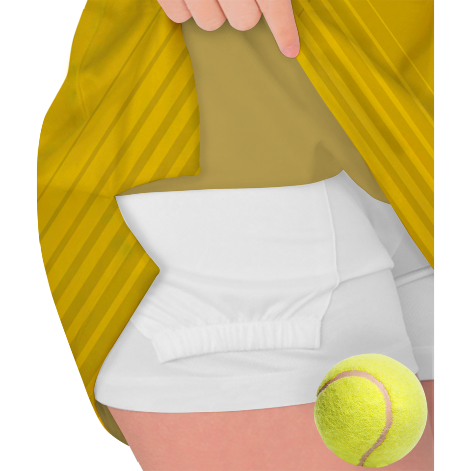 Falda pantalón pádel sublimada modelo rayas