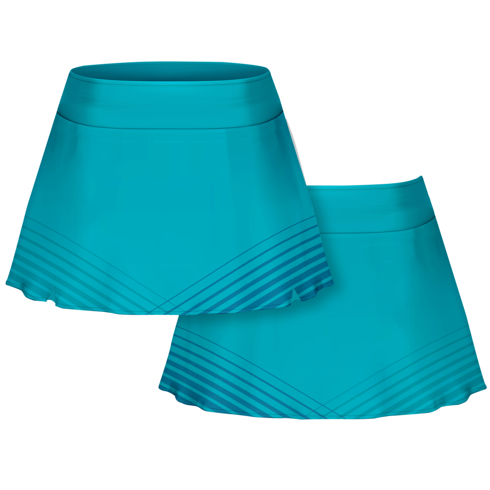 Falda pantalón pádel sublimada modelo rayas