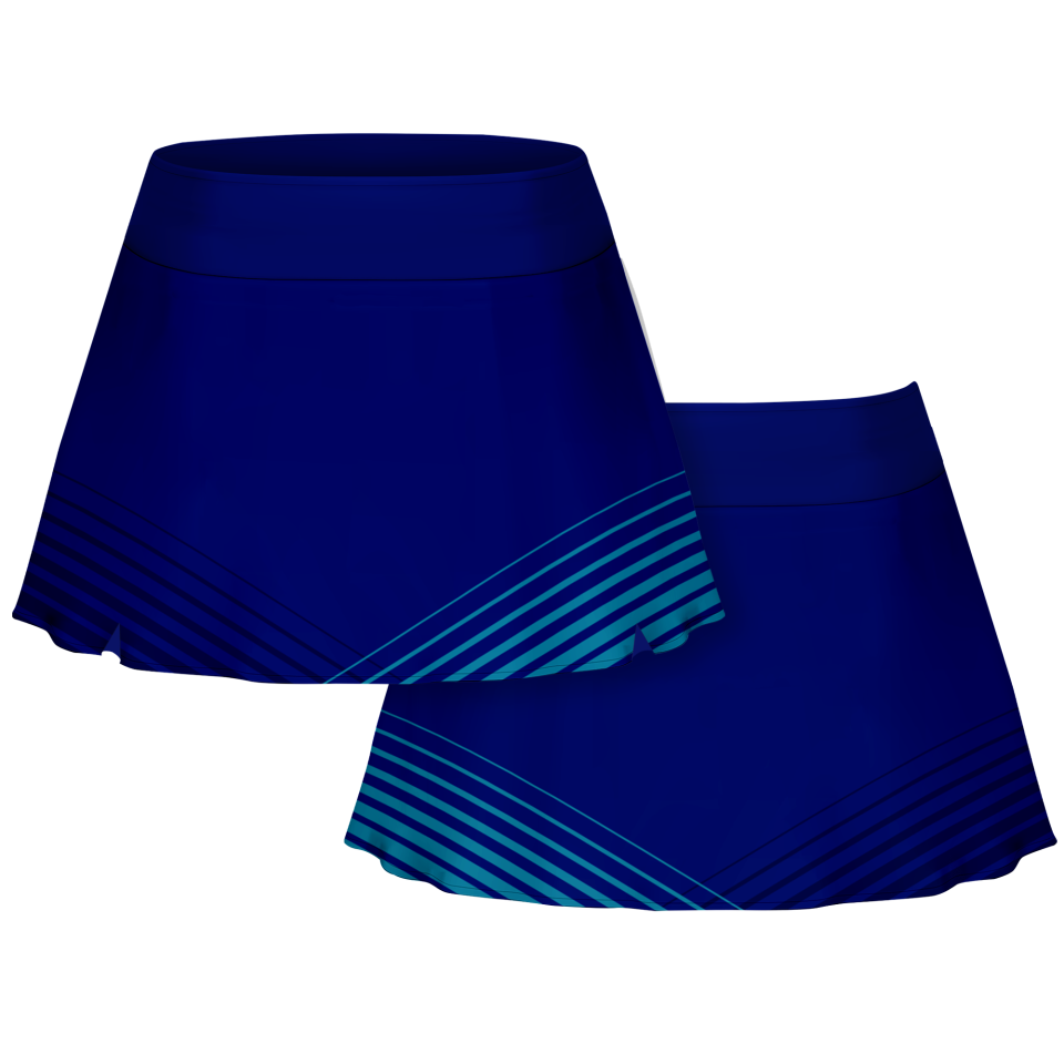 Falda pantalón pádel sublimada modelo rayas