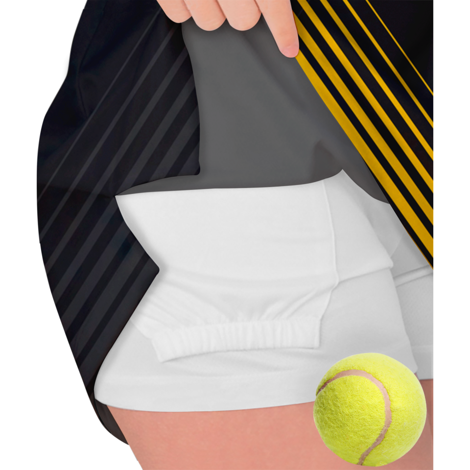 Falda pantalón pádel sublimada modelo rayas