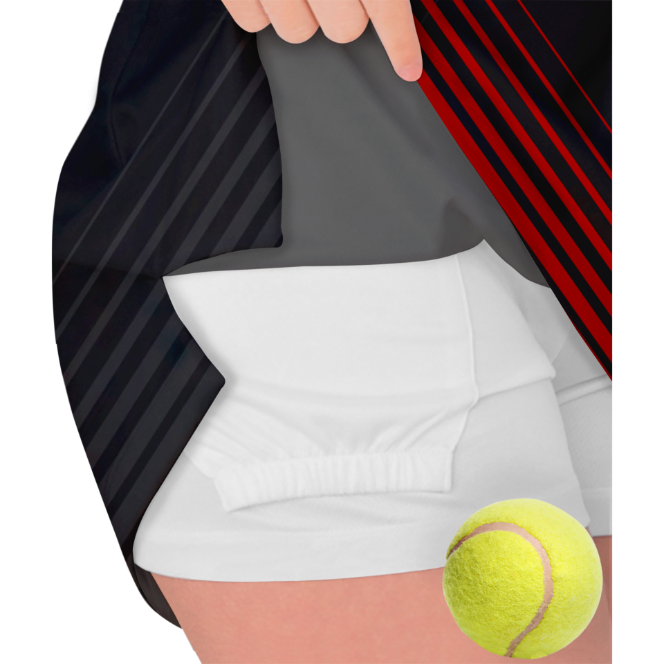 Falda pantalón pádel sublimada modelo rayas