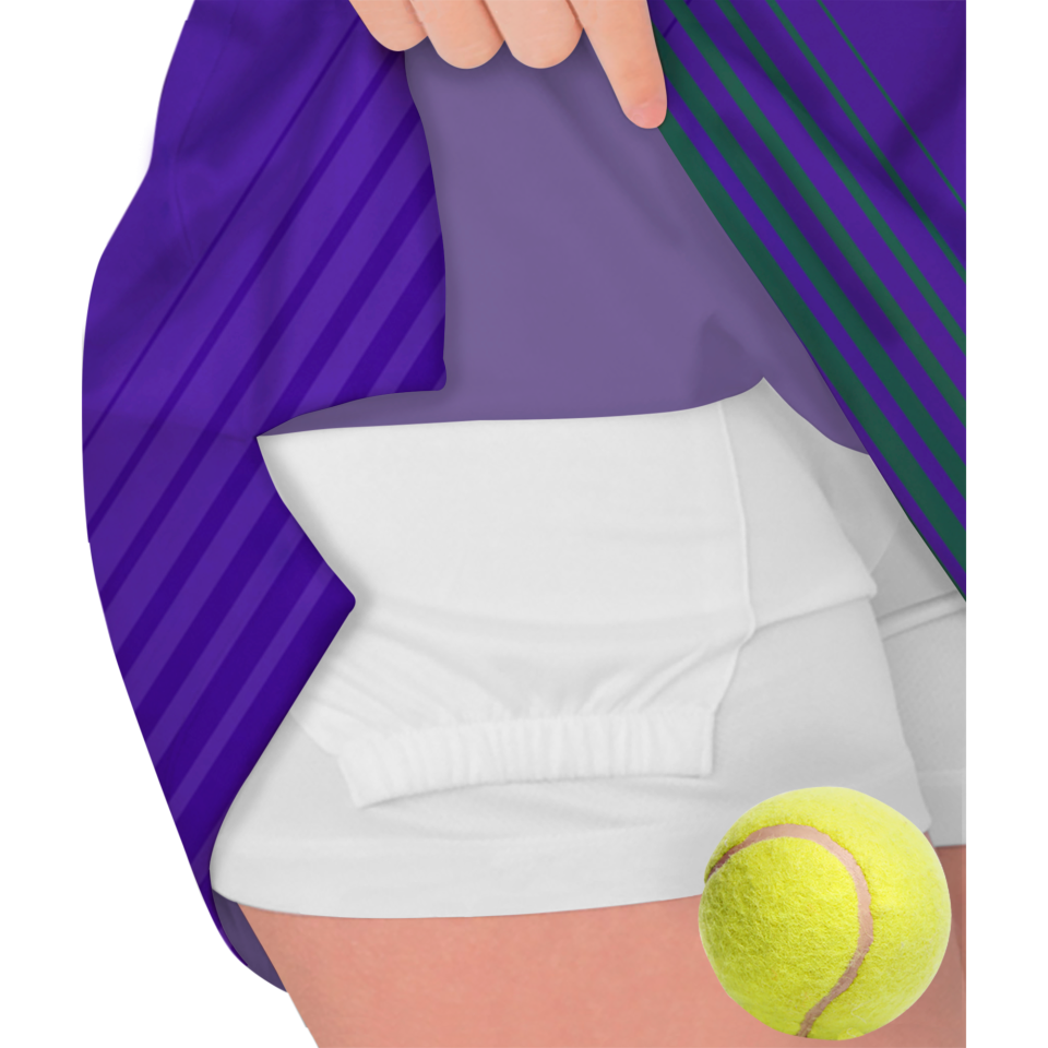 Falda pantalón pádel sublimada modelo rayas