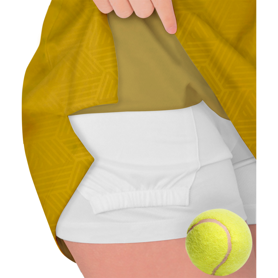 Falda pantalón pádel sublimada modelo hexágono