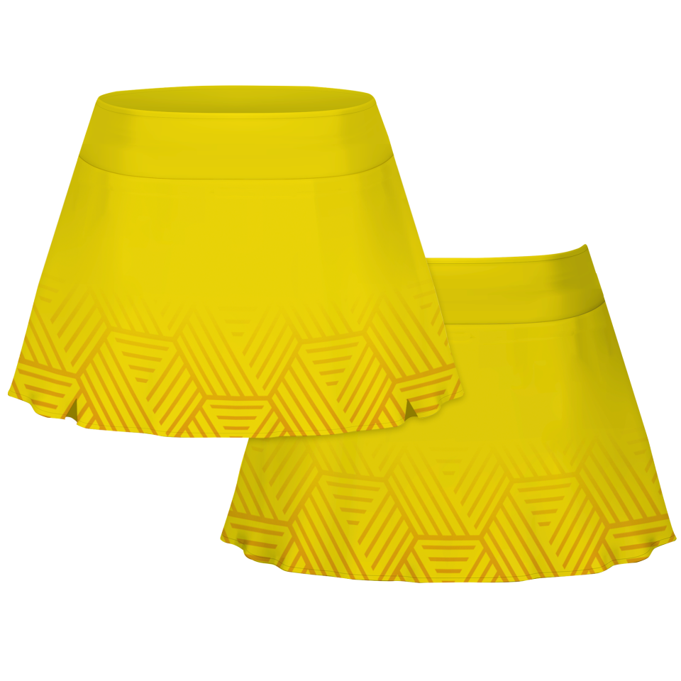 Falda pantalón pádel sublimada modelo hexágono