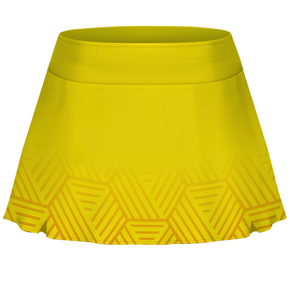 Falda pantalón pádel sublimada modelo hexágono