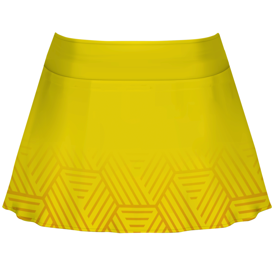 Falda pantalón pádel sublimada modelo hexágono
