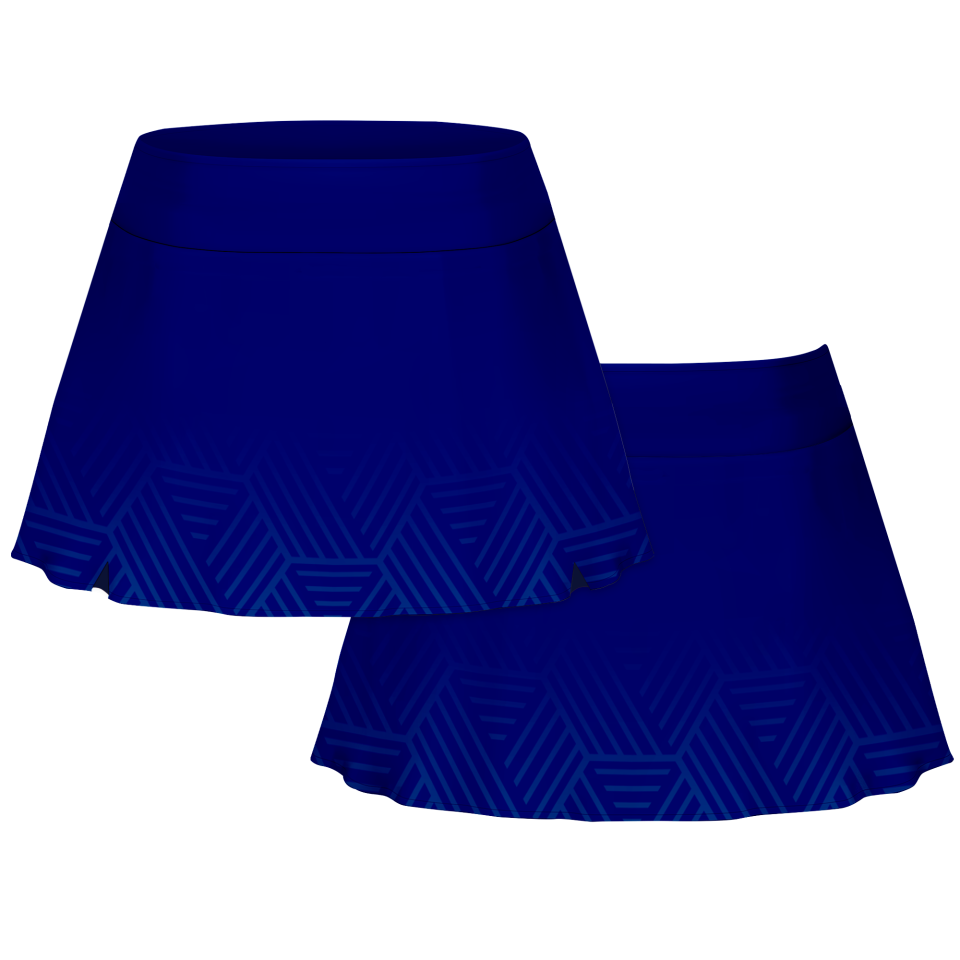 Falda pantalón pádel sublimada modelo hexágono